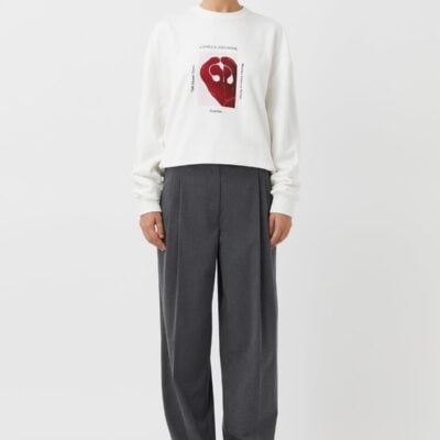 Camilla and Marc Ovarian Cancer Unisex Art Sweater — white - Image 2
