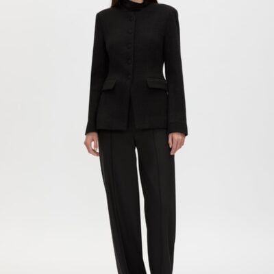 Camilla and Marc Nomari Short Fitted Coat — black - Image 1