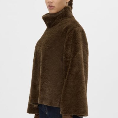 Camilla and Marc Nala Furry Pullover Top — truffle - Image 2
