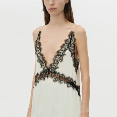 Camilla and Marc Mirage Lace Trim Top — cream - Image 2