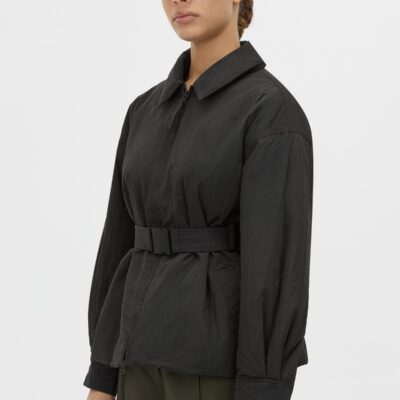 Camilla and Marc Manon Padded Belted Jacket — black - Image 2