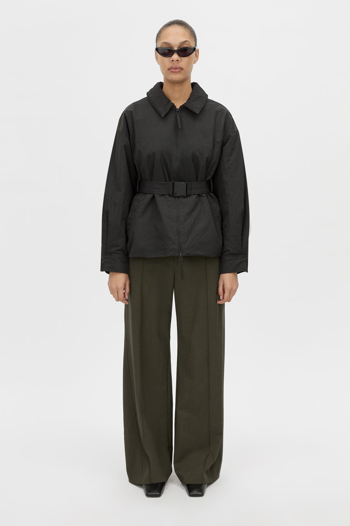 MNCM140726191904188_3 Camilla and Marc Manon Padded Belted Jacket — black - Image 3