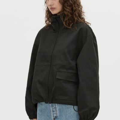 Camilla and Marc Mahdavi Funnel Neck Jacket — black - Image 2