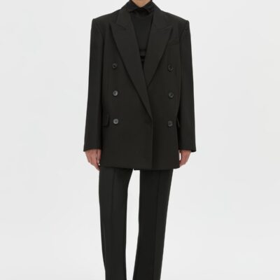 Camilla and Marc Mackinley Double Breasted Blazer — black - Image 1
