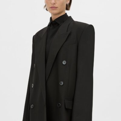 Camilla and Marc Mackinley Double Breasted Blazer — black - Image 2