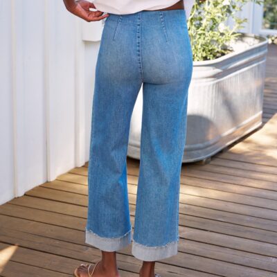 Frank & Eileen WESTPORT ILLUSION CUFF 2013 Wash, Italian Dream™ Denim - Image 2