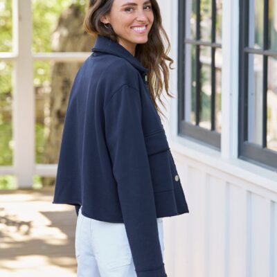 Frank & Eileen ROWAN Classic Navy, Triple Terry - Image 2