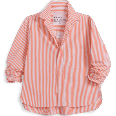 Frank & Eileen SILVIO Peach Stripe, Italian Superluxe - Image 1