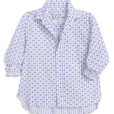Frank & Eileen SILVIO Stripe Whale, Italian Cotton - Image 1