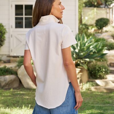 Frank & Eileen CHARLOTTE Vintage White, Vintage Jersey - Image 2
