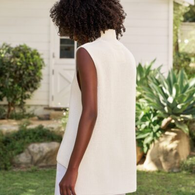 Frank & Eileen MONTECITO SHELL Ivory, Pure Italian Cotton - Image 2