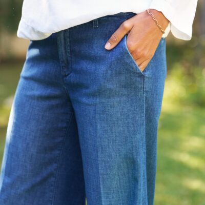 Frank & Eileen WEST VILLAGE 1984 Wash, Italian Dream™ Light Denim - Image 2