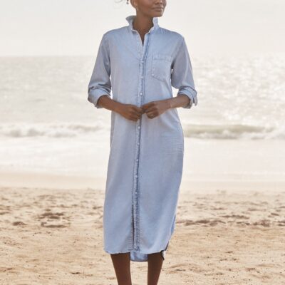 Frank & Eileen RORY Pool Water Blue, Famous Denim - Image 1