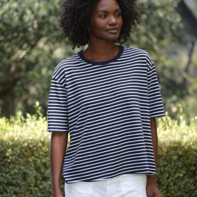 Frank & Eileen PERRY Yacht Stripe, Vintage Jersey - Image 1