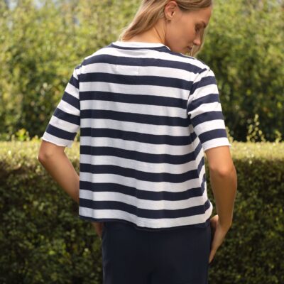 Frank & Eileen PERRY Nautical Stripe, Vintage Jersey - Image 2