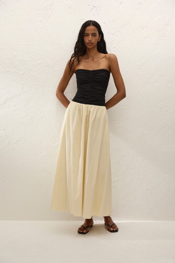 Faithfull The Brand Sant Roc Maxi Dress Black Milk