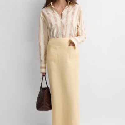 Faithfull The Brand The Pocket Skirt Straw - Image 1