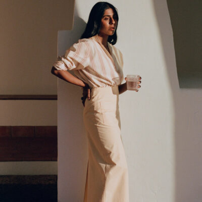 Faithfull The Brand The Pocket Skirt Straw - Image 2