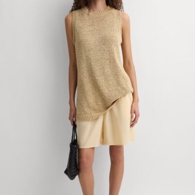Faithfull The Brand The Knit Vest Wheat - Image 1