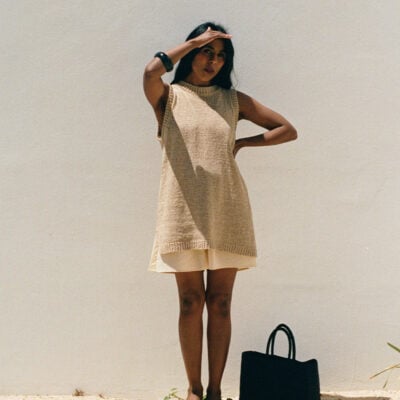 Faithfull The Brand The Knit Vest Wheat - Image 2