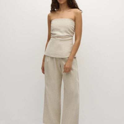 Faithfull The Brand Stevie Trouser Natural - Image 1