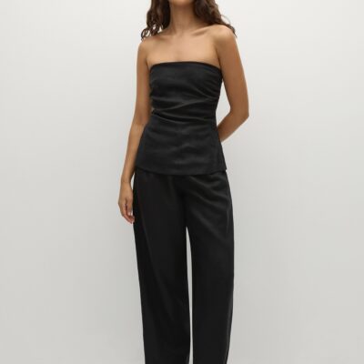 Faithfull The Brand Stevie Trouser Black - Image 1