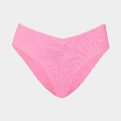 Hunza G V Waist Bikini Bottom - Bubblegum - Image 1