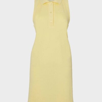 Hunza G Terry Towelling Tennis Dress - Butter - Image 1