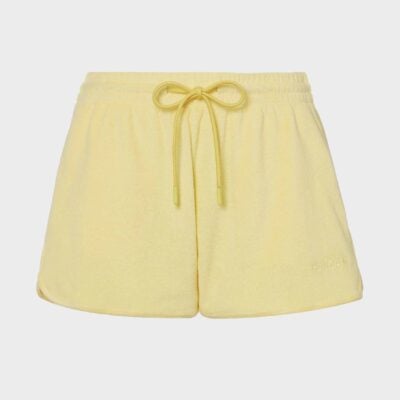 Hunza G Terry Towelling Shorts - Butter - Image 1