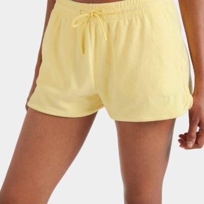 Hunza G Terry Towelling Shorts - Butter - Image 2
