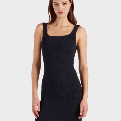 Hunza G Tank Dress - Black - Image 2