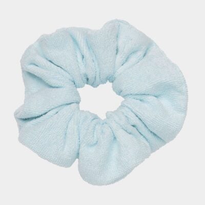 Hunza G Sunny Towelling Giant Scrunchie - Ice Blue - Image 1