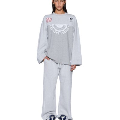 Ksubi VARSITY BOYFRIEND LS TEE GREY - Image 2