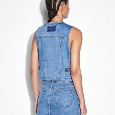 Ksubi VAGABOND WAISTCOAT HERITAGE — DENIM - Image 2