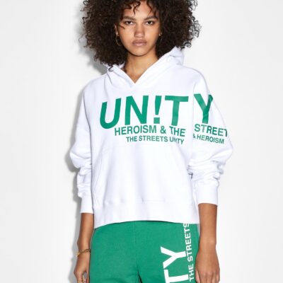 Ksubi UNITY SLOUCH HOODIE WHITE — OFF WHITE - Image 1