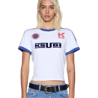 Ksubi UNION SHRUNKEN TEE WHITE - Image 1