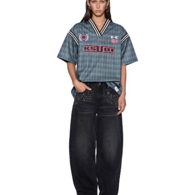 Ksubi UNION JERSEY HUNTER PLAID — GREEN - Image 2