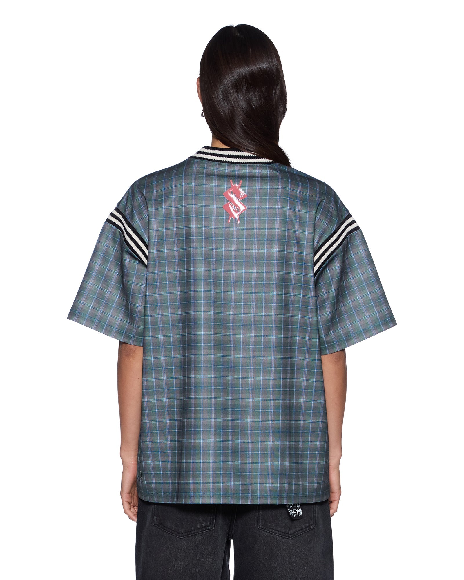 Ksubi UNION JERSEY HUNTER PLAID — GREEN - Image 3