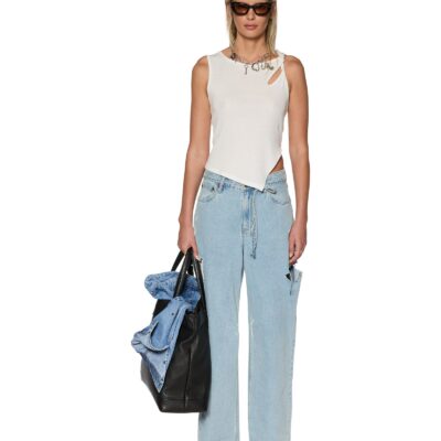 Ksubi TWISTED TANK WHITE - Image 2