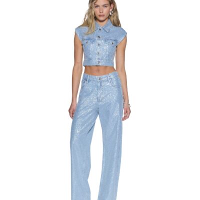 Ksubi TRUCKER VEST HIGH ROLLERS — DENIM - Image 2