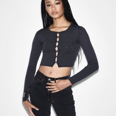 Ksubi TRANSCEND CARDI SILVER — GREY - Image 1