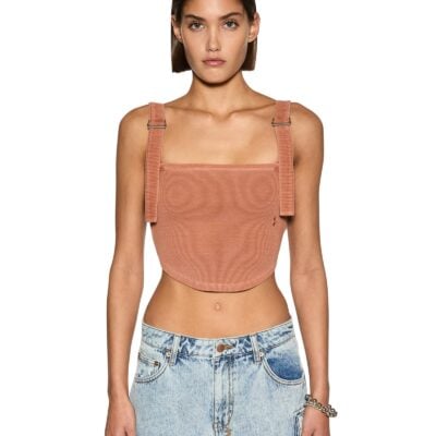 Ksubi SYNDICATE BUCKLE TANK SUNBURN — Brown - Image 1