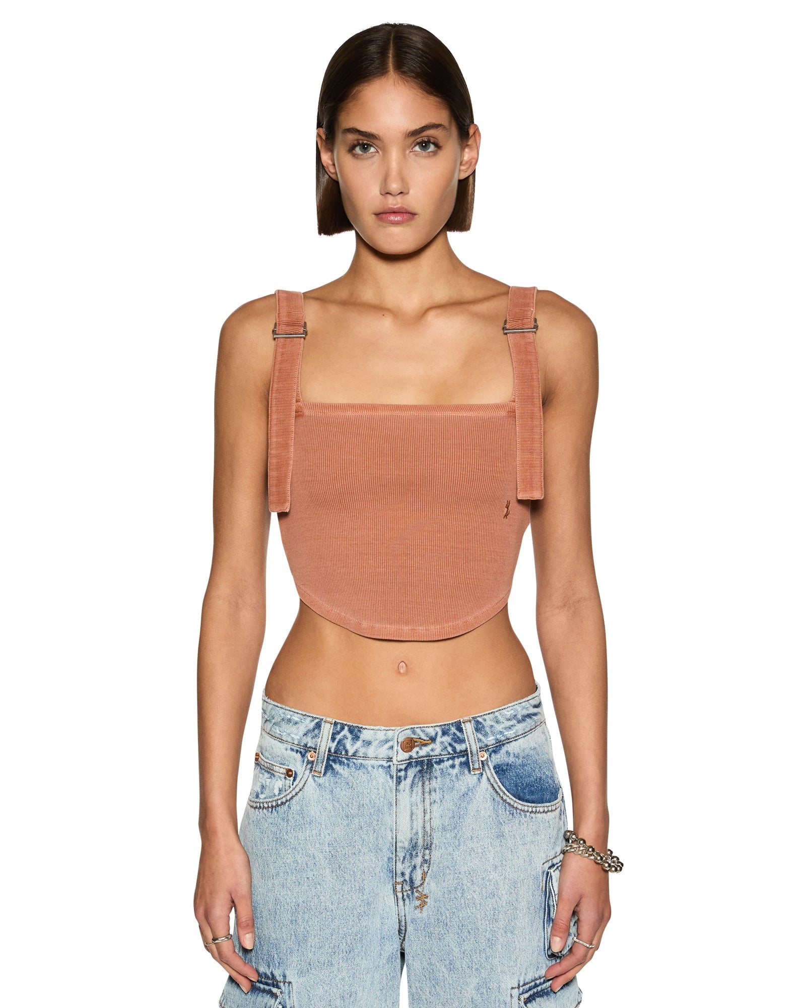 Ksubi SYNDICATE BUCKLE TANK SUNBURN — Brown - Image 1