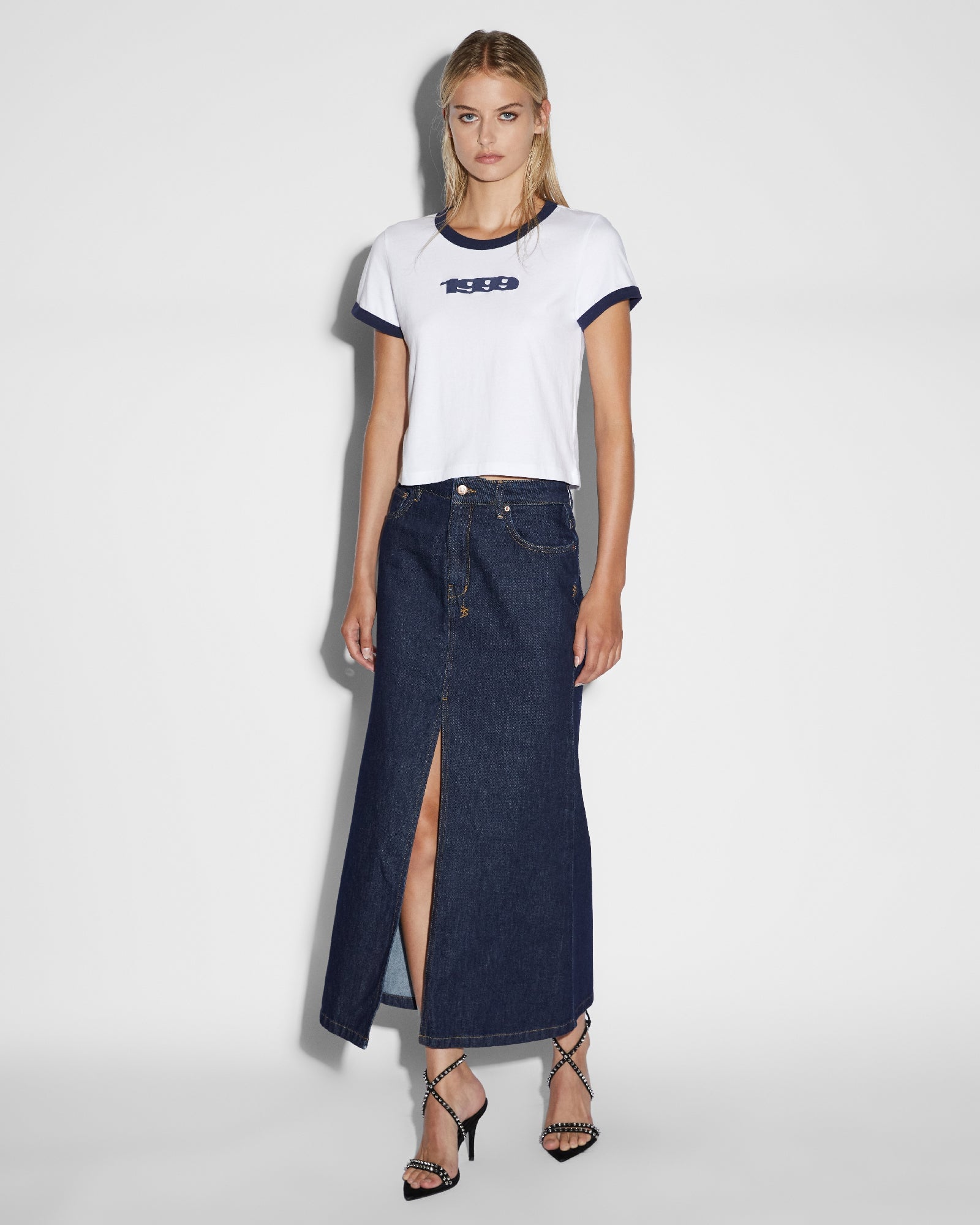 MNKSB140726192416267_2 Ksubi SWERVE SKIRT LEGACY — DENIM - Image 2