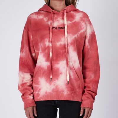 Ksubi SUPER NATURE HOODIE RED DYE - Image 1