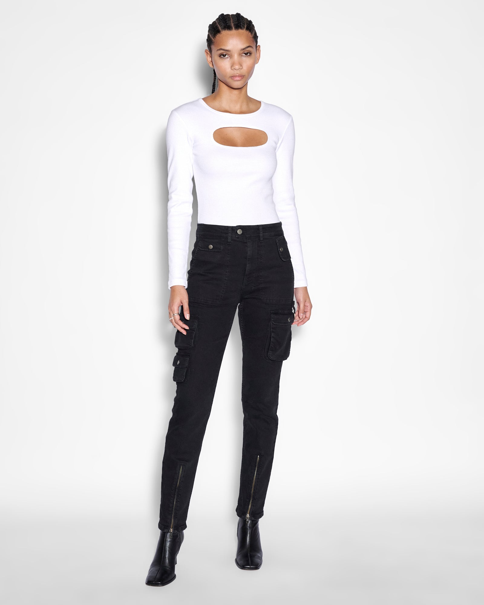 MNKSB140726192416289_3 Ksubi STRAIGHT UP STEALTH CARGO — BLACK - Image 3