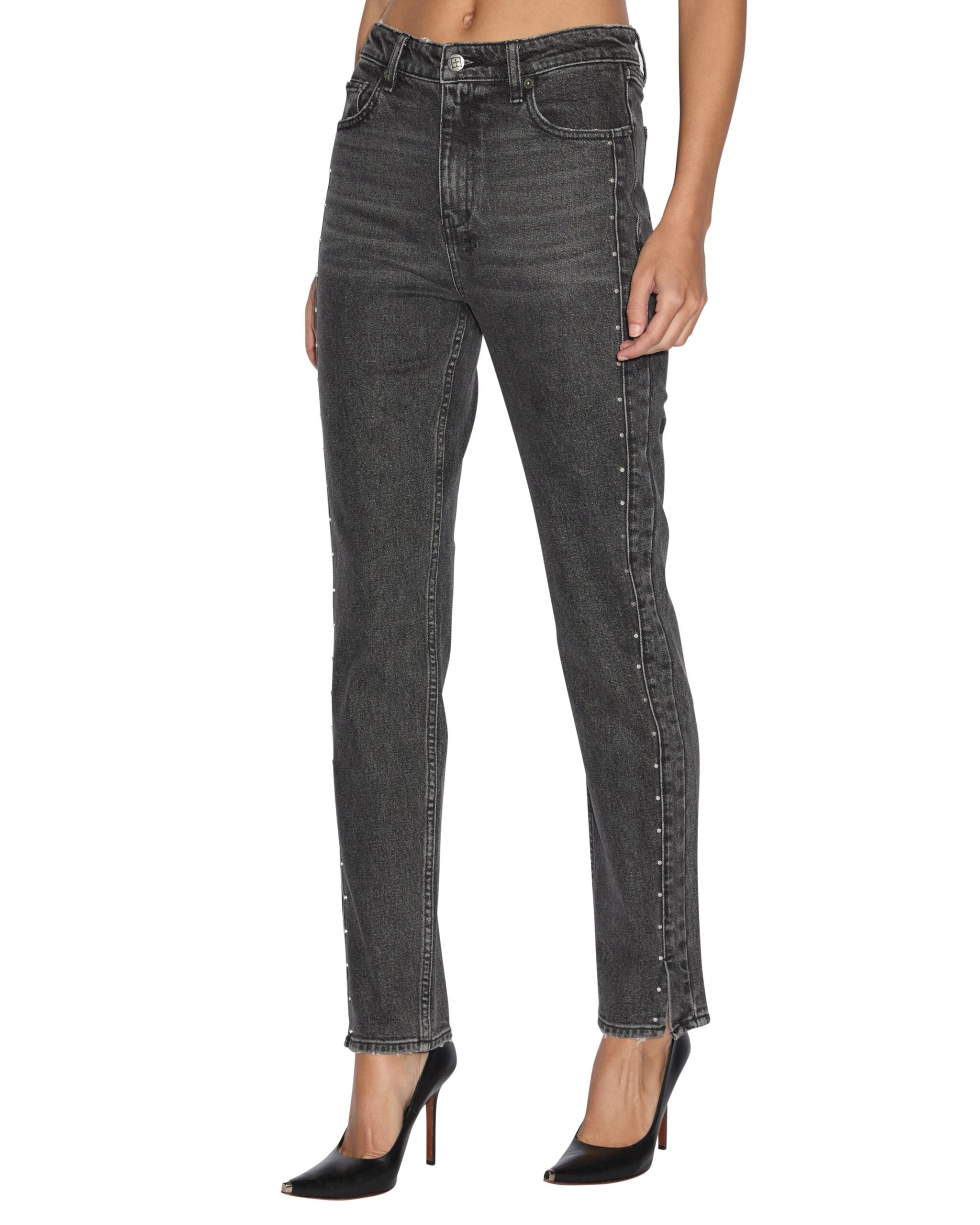 Ksubi STRAIGHT UP LOVESTRUCK — BLACK - Image 1