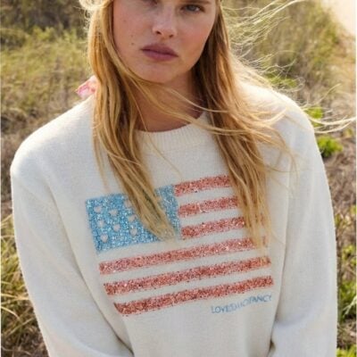 LoveShackFancy Ty Sparkle Americana Pullover — POP ROCKET - Image 1