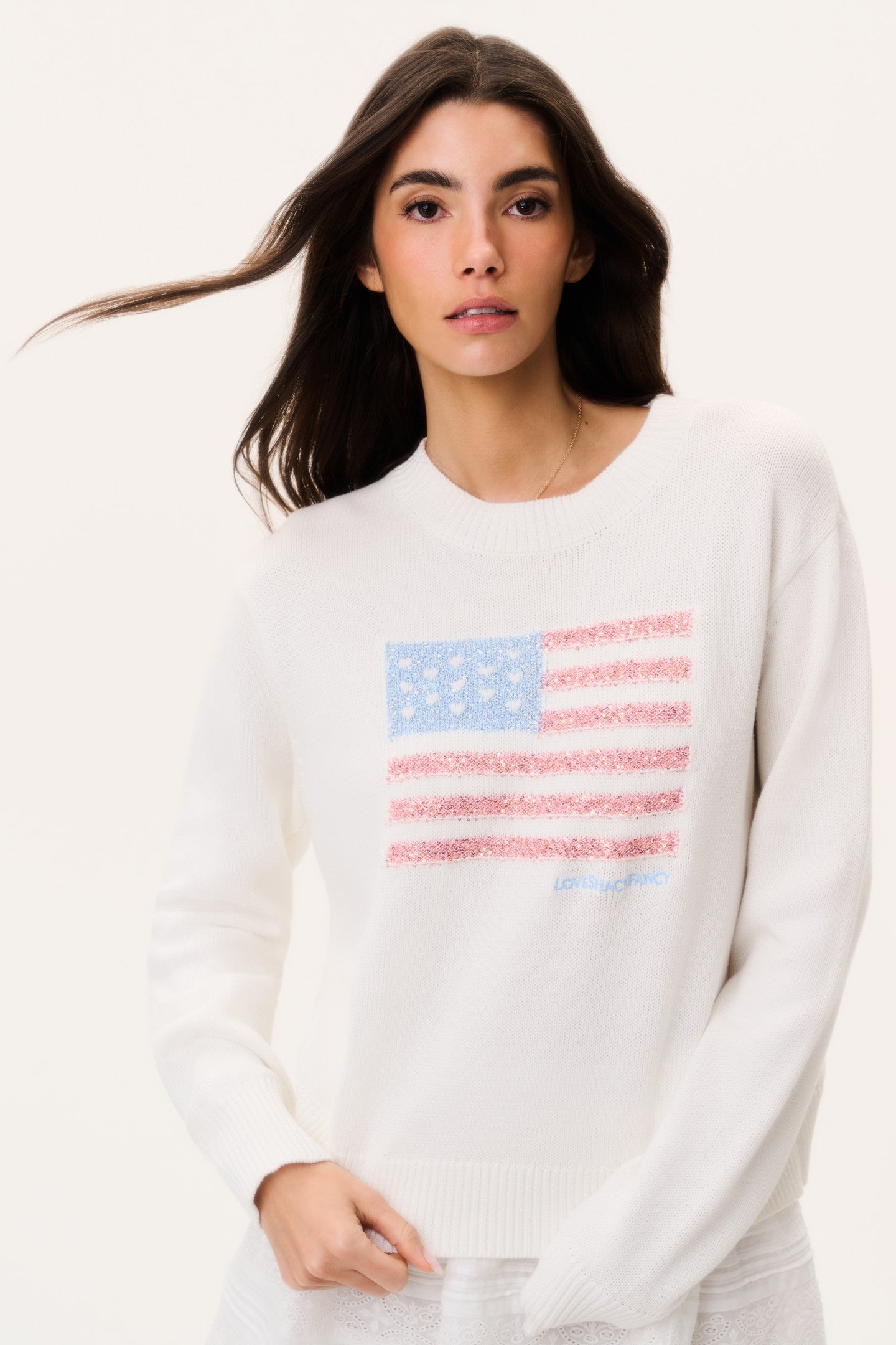 MNLSF300726065606044_2 LoveShackFancy Ty Sparkle Americana Pullover — POP ROCKET - Image 2