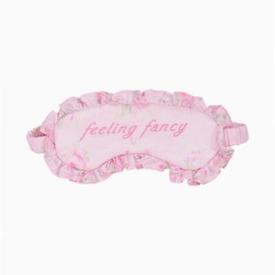LoveShackFancy Sweet Dreams Eye Mask — BUBBLE PINK - Image 1